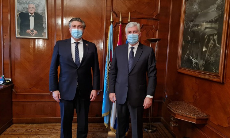 Čović i Plenković u Zagrebu: Prava i jednakost konstitutivnih naroda neupitni