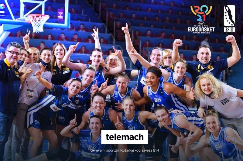 Telemach BH: Ponosni smo zbog plasmana košarkašica na Evropsko prvenstvo