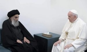 Papa Franjo održao istorijski sastanak s velikim ajatolahom Sistanijem