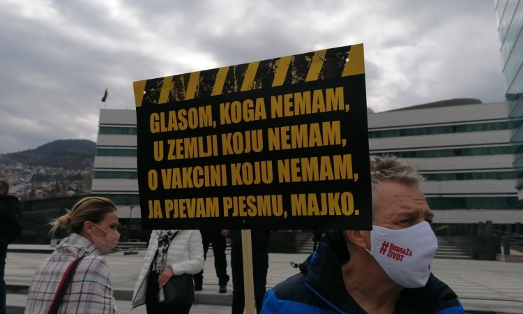 Sarajevo: Počeli protesti pod nazivom "Borba za život"