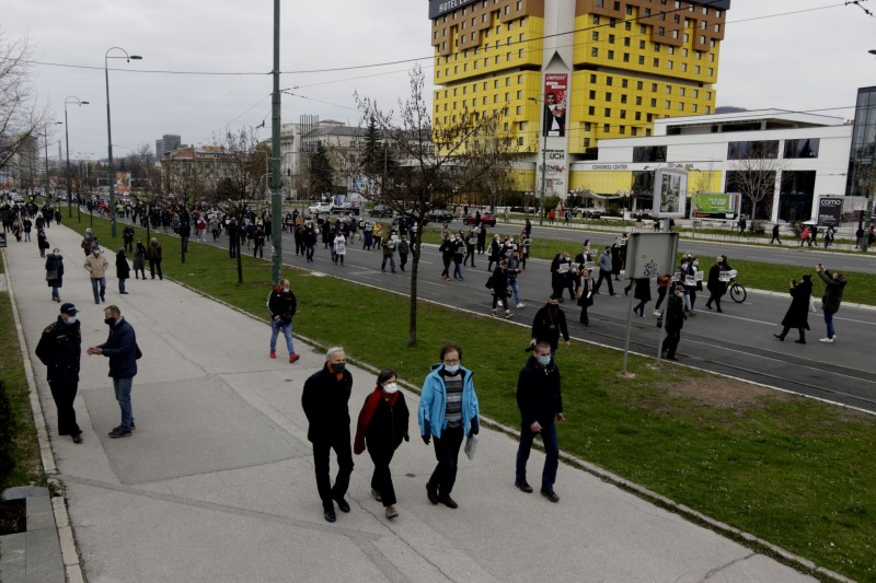 U Sarajevu održani protesti u organizaciji pokreta 'Ženski marš'