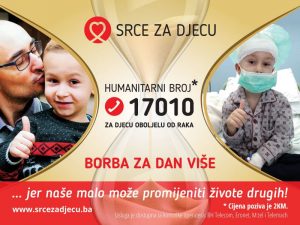 Udruženje 'Srce za djecu oboljelu od raka' pokreće kampanju 'Borba za dan više'