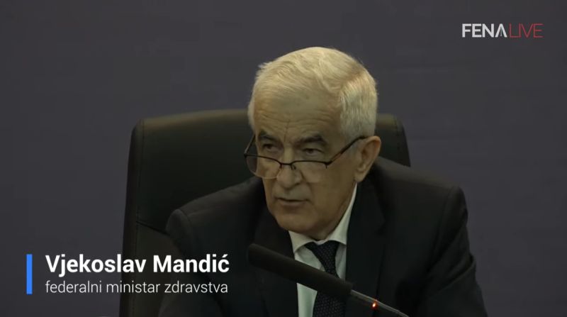 Vjekoslav Mandić: Policijski sat u FBiH od 23.00 do 05.00 sati