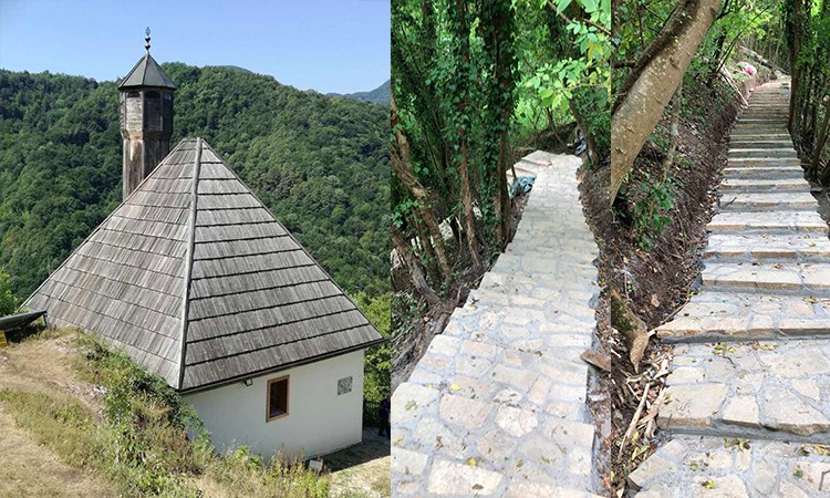 Brže i lakše do Kušlat džamije, kameno stepenište na 450 dužnih metara