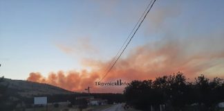 Tomislavgrad: Požar i dalje aktivan prema Roškom polju