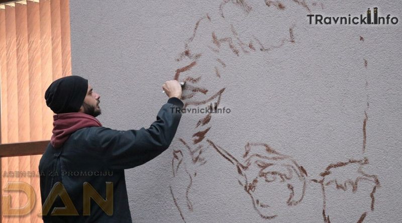 Travnik dobio mural Ive Andrića