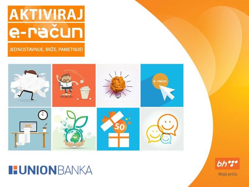 Novo: Plaćanje računa BH Telecoma putem e-uplatnice za klijente Union banke