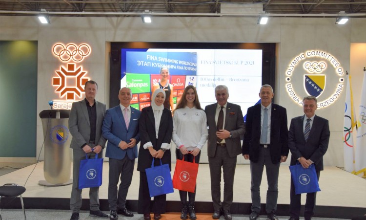 Olimpijski komitet BiH nagradio Lanu Pudar zbog ostvarenih vrhunskih rezultata