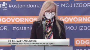 Dr. Grgić: Sve više obolijevaju mlađi, na respiratorima uglavnom necijepljeni