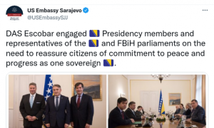 SAD: Bh. lideri da uvjere građane u svoju opredijeljenost za mir i napredak