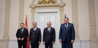 Članovi Predsjedništva BiH ugostili ministra odbrane Turske Hulusija Akara