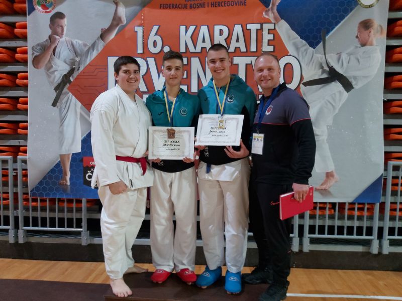 4 medalje na Federalnom prvenstvu za Karate klub „MLADOST“ Vitez
