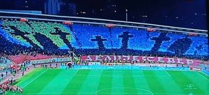 Sramotna koreografija navijača Zvezde u Beogradu
