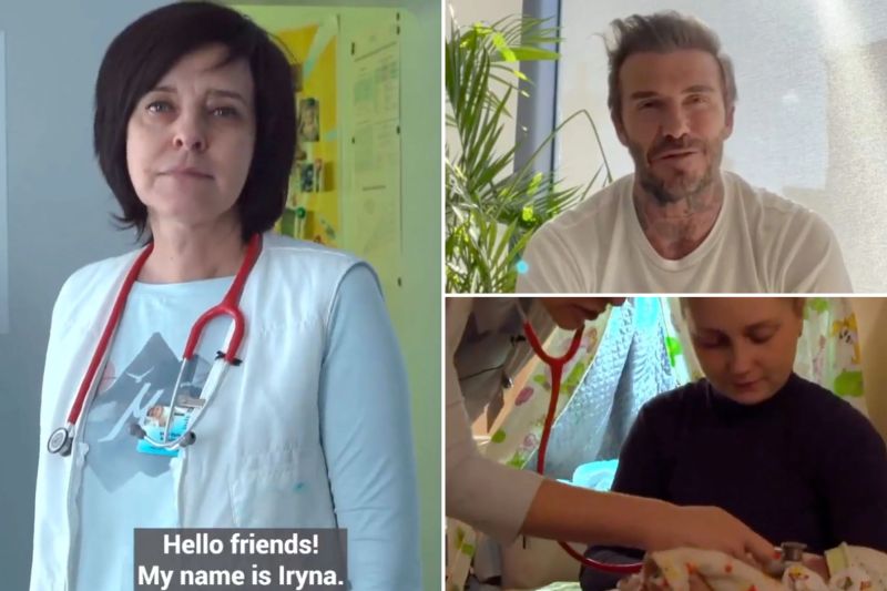 David Beckham dao svoj profil na Instagramu ukrajinskoj liječnici