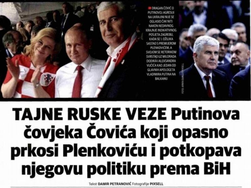 NACIONAL: Tajne ruske veze Putinovog čovjeka Čovića