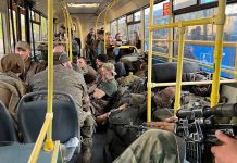 Kadrovi jučerašnje predaje dijela ukrajinskih boraca u Mariupolju