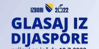 Rok za podnošenje prijava za glasanje izvan BiH ističe 19. jula