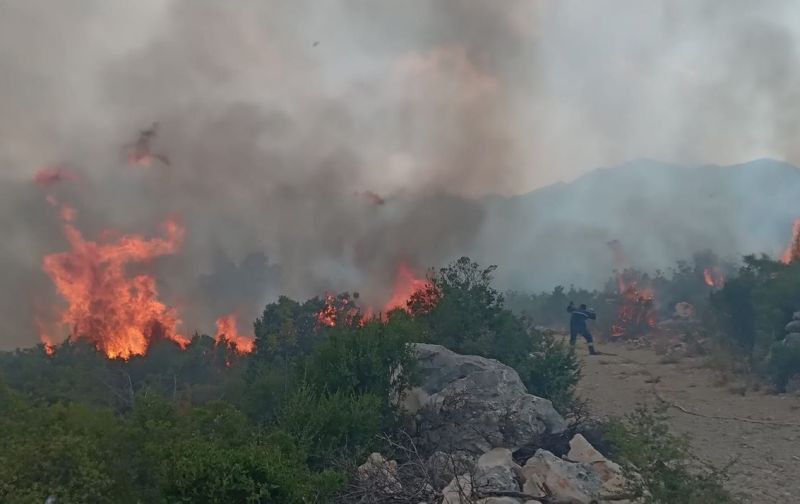 Požari i dalje aktivni u Neumu, zatraženi helikopteri OS BiH