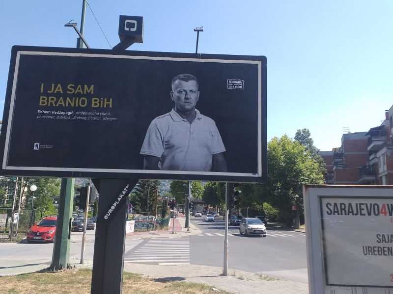 Širom BiH postavljeni bilboardi sa portretima boraca uz poruku: I ja sam branio BiH