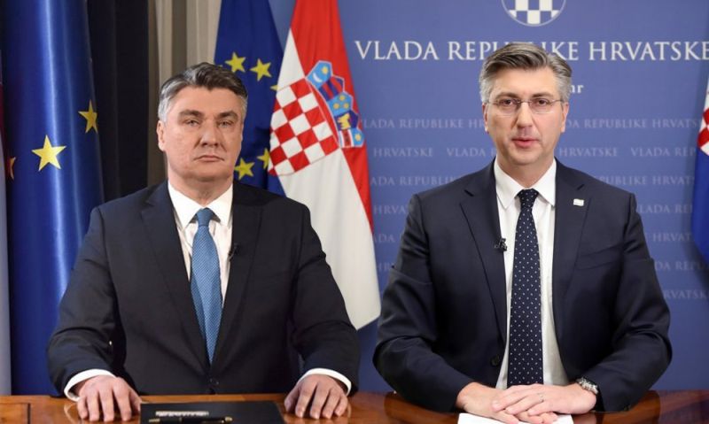 Plenković nastavio 'bitku' s Milanovićem: Divlji i nekulturni primitivac vrijeđa sve oko sebe