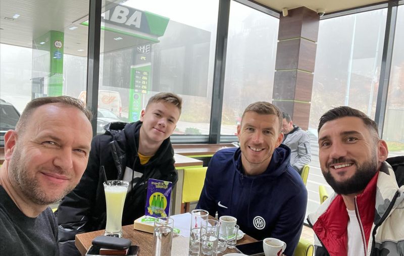 Edin Džeko jutros pio kafu u Travniku