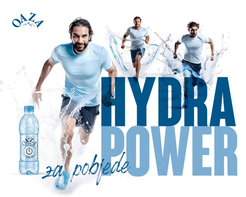 Oazina moć hidratacije u HYDRA POWER bočici