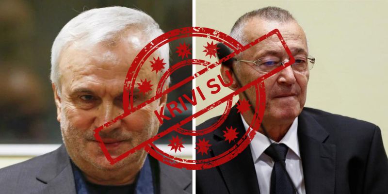 Stanišić i Simatović osuđeni za UZP, dobili po 15 godina zatvora