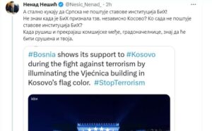 Ministar sigurnosti BiH Nenad Nešić zbog lažne fotografije uputio prijetnju gradonačelnici Benjamini Karić