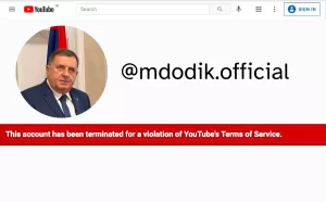 Dodiku ugašen YouTube kanal, Twitter mu oduzeo plavu kvačicu