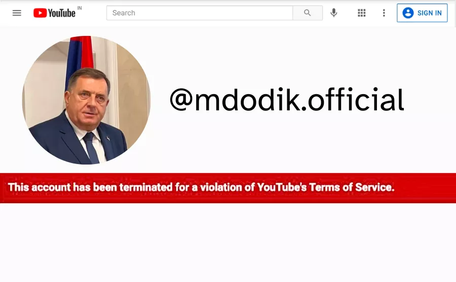 Dodiku ugašen YouTube kanal, Twitter mu oduzeo plavu kvačicu