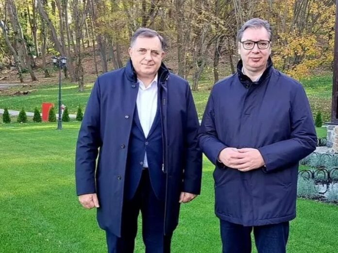 Dodik kod Vučića uoči nastavka suđenja pred Sudom BiH
