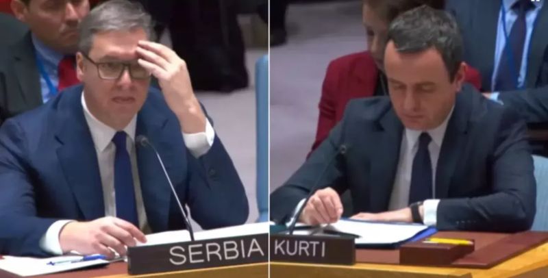 Vučić na sjednici Vijeća sigurnosti UN govorio o 'nepodnošljivim odlukama' Kosova za Srbe