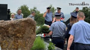U Travniku jutros obilježena godišnjica ubistva policajca Perice Bilića