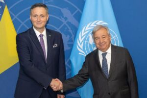 Bećirović sa Gutteresom: Pozvao ga da prisustvuje obilježavanju 30. godišnjice genocida u Srebrenici