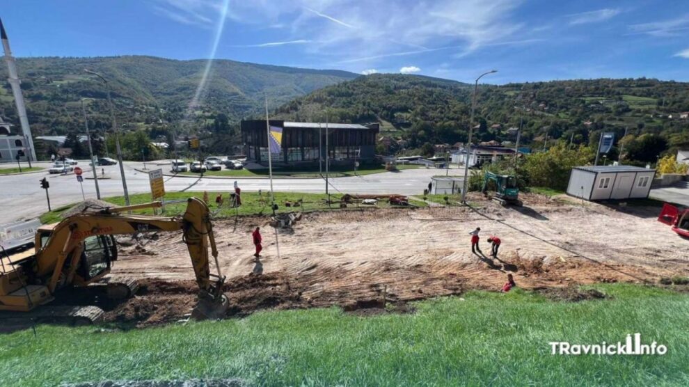 Započeli radovi na izgradnji kružnog toka na Kalibunaru