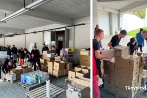 Akcija u Travniku je završena: U poplavljena područja stiže čak 38 paleta hrane i potrepština!