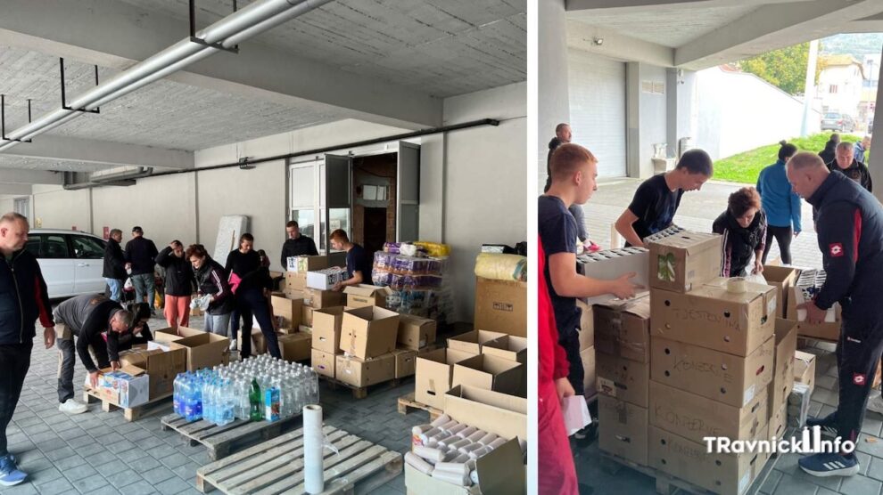 Akcija u Travniku je završena: U poplavljena područja stiže čak 38 paleta hrane i potrepština!
