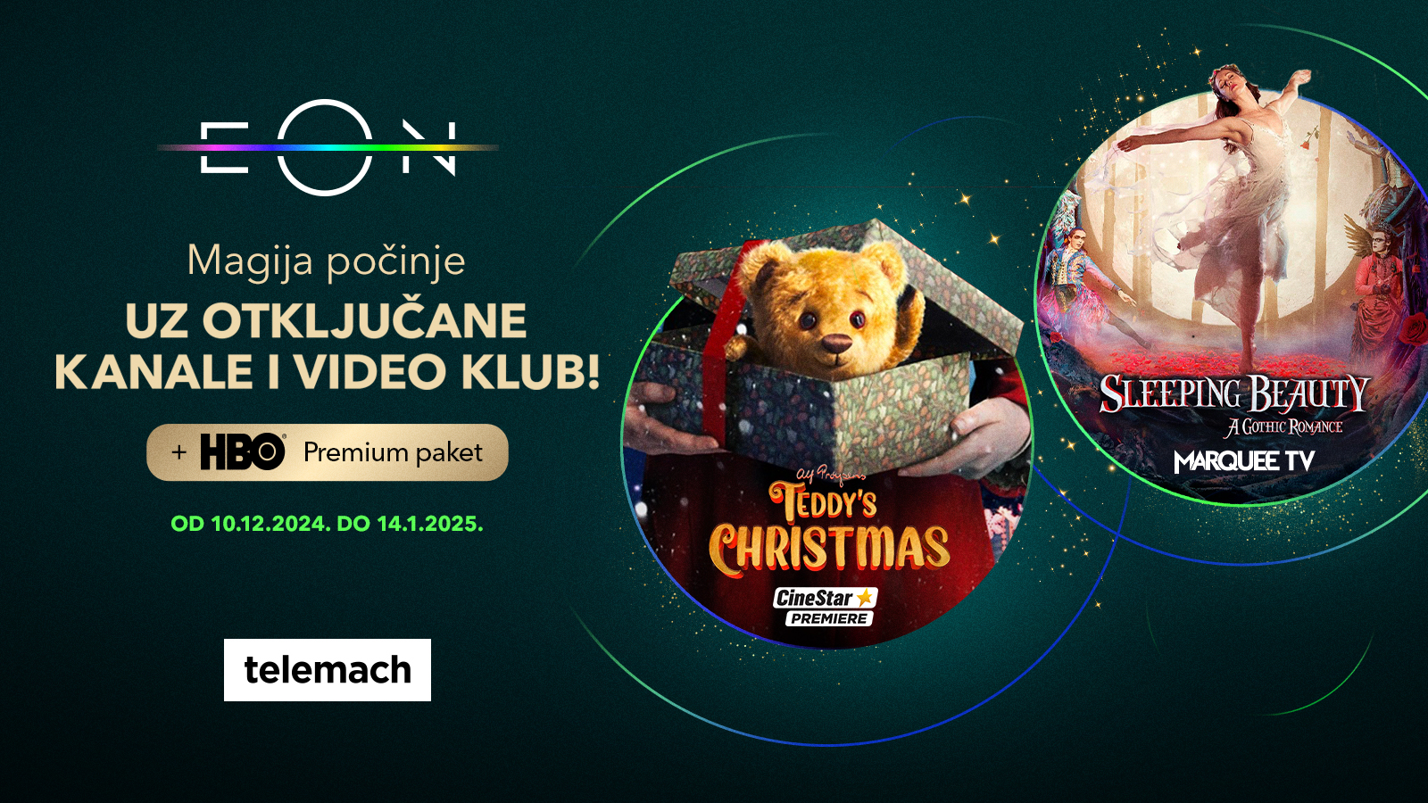 Magija počinje uz otključane TV kanale i EON Video klu b 1600×900