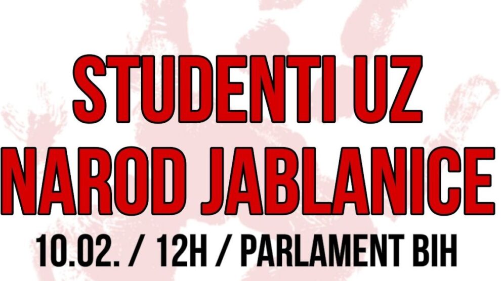 U Sarajevu danas protest studenata koji traže odgovornost za razorne poplave