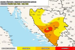 Evo gdje se večeras očekuju obilnije padavine